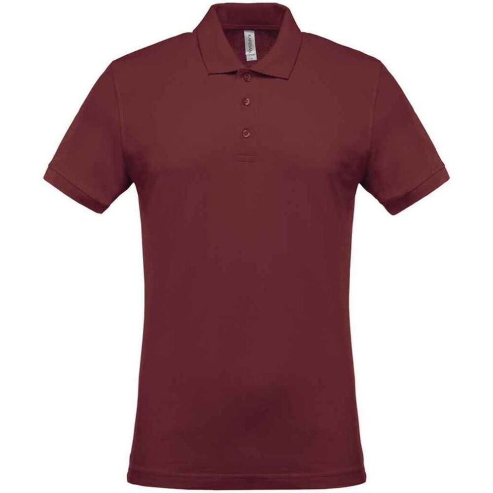 Kariban Mens Pique Polo Shirt / Wine